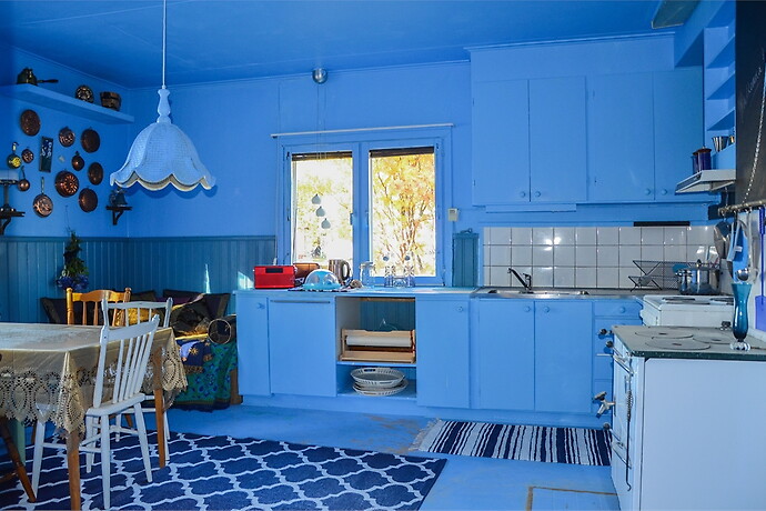 Bild för artikel - Blått kök i skärgårdsidyll mest klickat på Hemnet