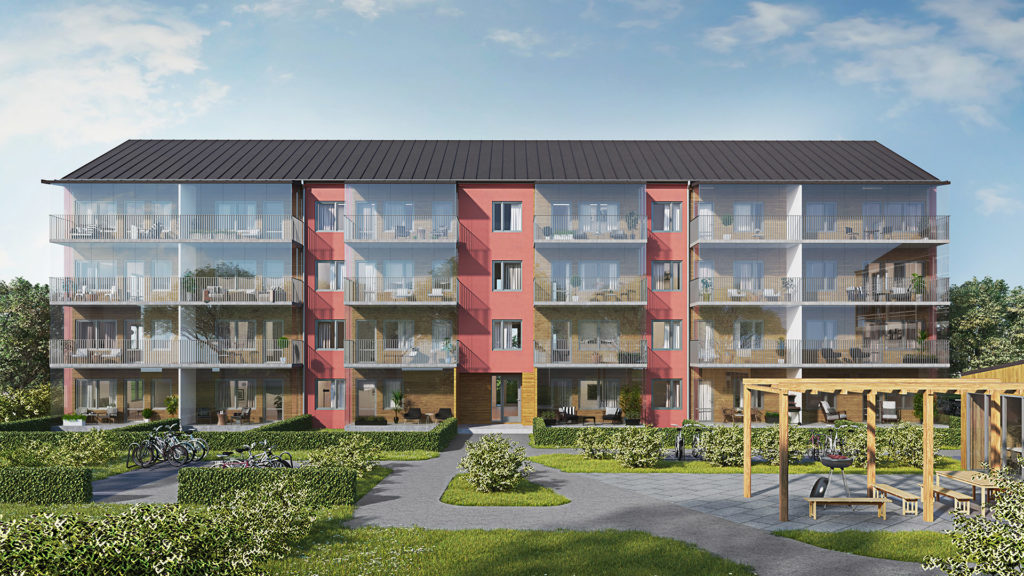Bild för artikel - Nytt nyproduktionsprojekt i Sandviken lockar bostadsköpare