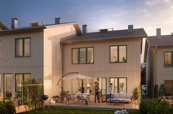 Bild för artikel - Villakvarter tar form strax utanför Stockholm