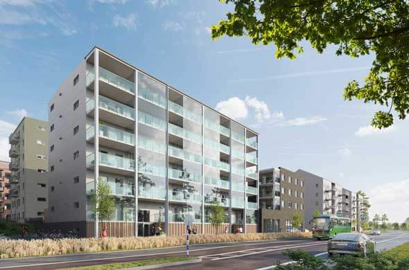 Bild för artikel - Hållbart kvarter sticker ut i Helsingborg