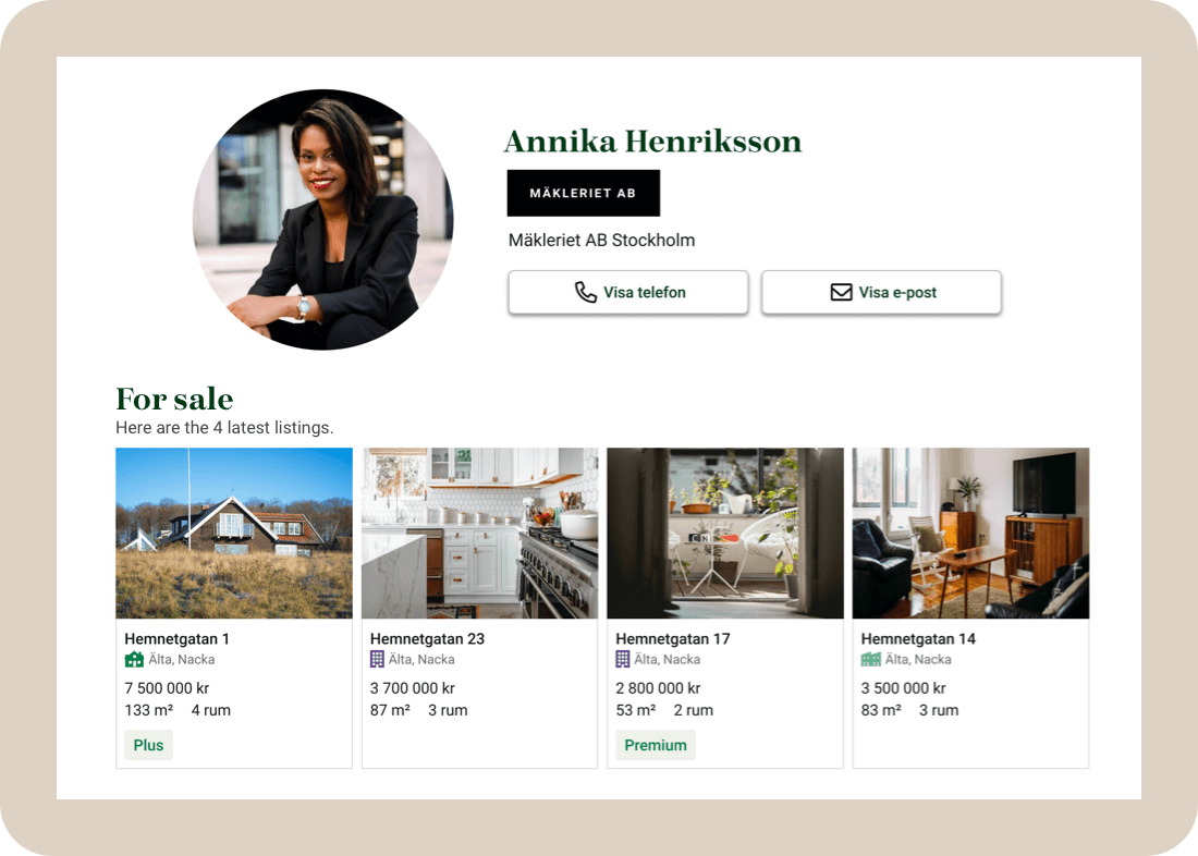 How to find a property in Sweden