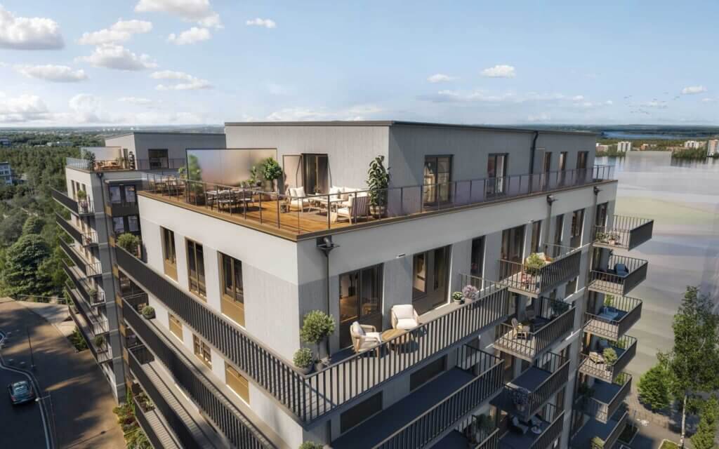 Bild för artikel - Terrasshusen – nya hem i hjärtat av Norra Djurgårdsstaden